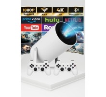 Taşınabilir Android Projeksiyon Ayaklı Çift Kollu 4K Çözünürlüklü Sinema Projeksiyonu