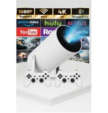 Taşınabilir Android Projeksiyon Ayaklı Çift Kollu 4K Çözünürlüklü Sinema Projeksiyonu