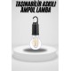 Taşınabilir Askılı Ampul Kamp Lambası Askılı Type-C Şarjlı Bahçe Lambası