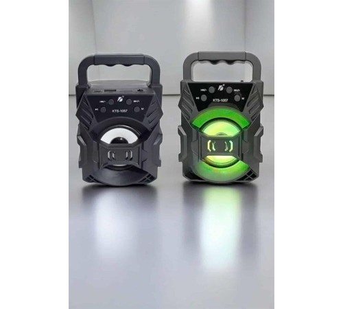 Taşınabilir Bluetooth Hoparlör Led Işıklı Uzun Pil Ömrü