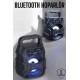 Taşınabilir Bluetooth Hoparlör Led Işıklı Uzun Pil Ömrü
