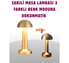 Taşınabilir Dokunmatik LED Lamba – Sıcak & Soğuk Işık Ayarı