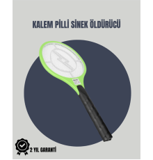 Taşınabilir Elektronik Sinek Swatter – Kimyasal İçermeyen, Ergonomik Tasarım