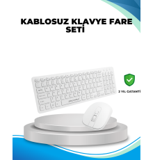 Q Klavye Klavye ve Mouse Seti USB Girişli Kablosuz
