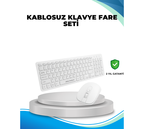 Q Klavye Klavye ve Mouse Seti USB Girişli Kablosuz