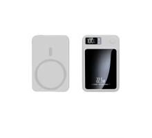 Taşınabilir Şarj Magsafe Powerbank 10.000 mAh Hızlı Şarj Led Göstergeli Kablosuz