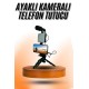Telefon Tutucu Mini Mikrofonlu Tripod Vlog Çekim Video