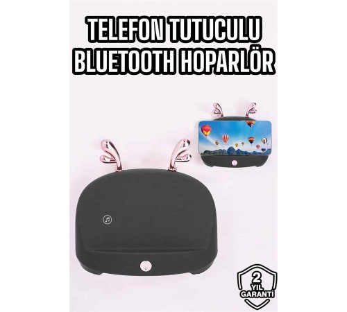 Telefon Tutuculu Akıllı Hoparlör Yüksek Ses Kaliteli Hoparlör