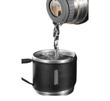 Termos Seti Paslanmaz Çelik 3 Bardaklı Vakumlu Termos Set 500 Ml 12 Saate Kadar Isı Koruma