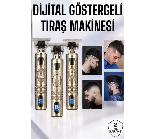 Tıraş Makinesi Çizik Tıraş Paslanmaz Çelik Uzun Ömürlü Şarjlı