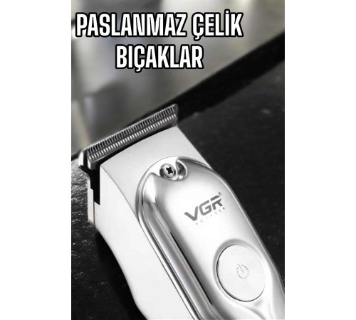 Tıraş Makinesi Profesyonel Tasarım Paslanmaz Çelik Bıçaklı