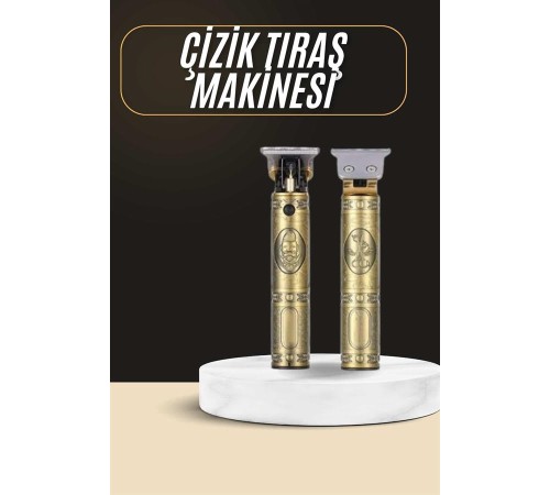 Tıraş Makinesi Şarjlı Çizik Tıraş Paslanmaz Çelik Bıçaklı 4 Taraklı