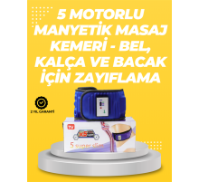 Yoğurma, Titreşim ve Manyetik Masaj Özellikli Zayıflama Aleti – 750g Hafif Tasarım