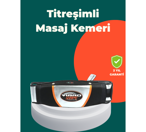 Titreşimli Masaj ve Kızılötesi Isı Teknolojili Elektrikli Bel Kemeri