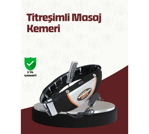 Taşınabilir ve Çoklu Bölge Uyumlu Elektrikli Titreşim Kemeri
