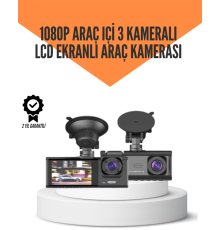 TA-01 LCD Ekranlı Gece Görüşlü Araç Kamerası