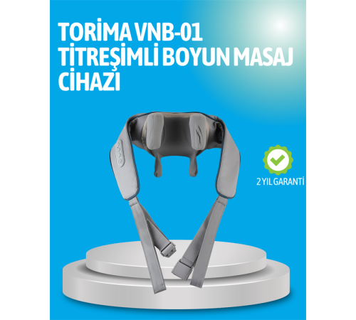 VNB-01 Titreşimli Boyun Masaj Aleti Gri Renk