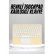 Touchpad Uyumlu Bluetooth Klavye Slim Kablosuz Wifi Q Klavye