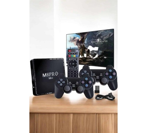 TV Game Box Netflix Youtube 1000 Oyunlu Android Oyun Konsolu Kumandalı