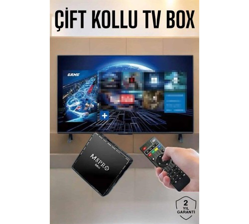 TV Game Box Netflix Youtube 1000 Oyunlu Android Oyun Konsolu Kumandalı
