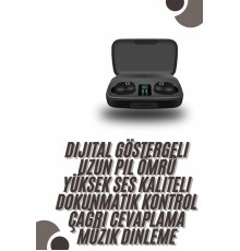 TWS Bluetooth Kulaklık 5.0 Bluetooth Bağlantılı Dokunmatik Kontrol Özelliği