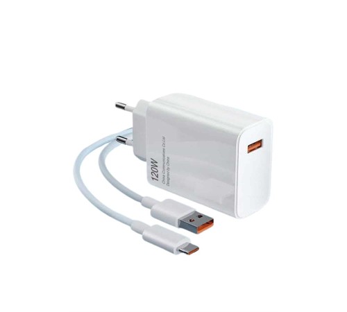 Type C Yüksek Hızlı Şarj Aleti Beyaz 120W Ultra Uzun Ömürlü Type C Yüksek Hızlı Şarj Aleti Beyaz 120W Ultra Uzun Ömürlü