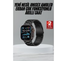 Ultra 3 Kordonlu Amoled Ekran Akıllı Saat Çok Fonksiyonlu Uyku ve Sağlık Takibi