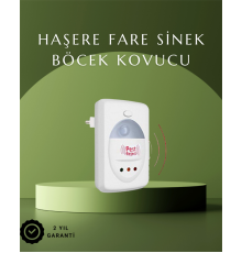 Ultrasonik Ses Dalgalarıyla Kimyasalsız Fare ve Böcek Kovucu Cihaz