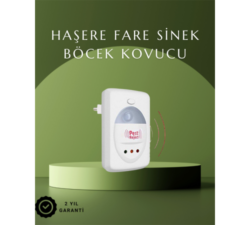 Ultrasonik Ses Dalgalarıyla Kimyasalsız Fare ve Böcek Kovucu Cihaz