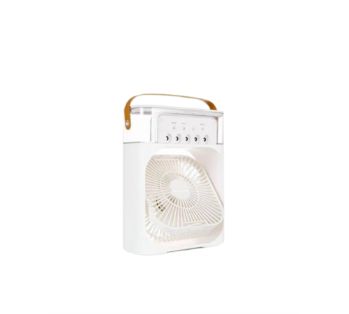 Mini Klima Fan | USB'li, 7 Renk Gece Işığı, 3'ü 1 Arada Fonksiyon