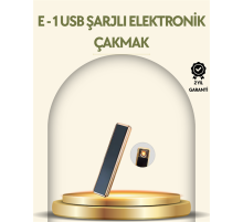 USB Şarjlı Alevsiz Elektronik Çakmak – Rüzgara Dayanıklı, Gazsız, Güvenli Kullanım