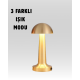 Şarjlı Dimmerli LED Masa Lambası – 4-8 Saat Aydınlatma