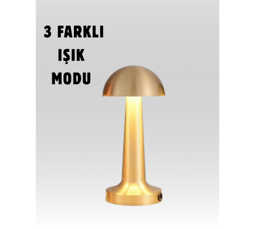 Modern Tasarım Şarjlı Masa Lambası – 1800 mAh Batarya