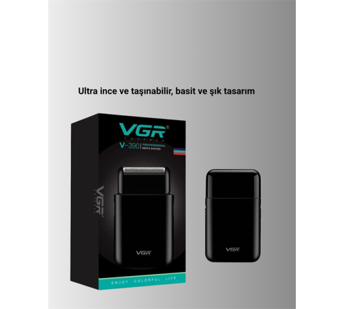 USB Şarjlı Traş Makinesi – Piston + Ağ Başlık, 600 mAh Batarya