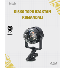 Uzaktan Kumandalı, Ses Kontrollü LED Disko Işığı - Parti ve Kulüpler İçin