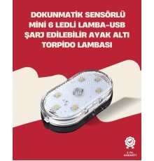 Uzun Ömürlü Lityum Bataryalı, Kompakt Araba İç Mekan LED Işıklar