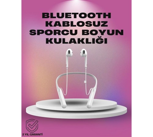 Uzun Pil Ömürlü Kablosuz Kulaklık – Boyun Askılı, 100 Saat Kullanım