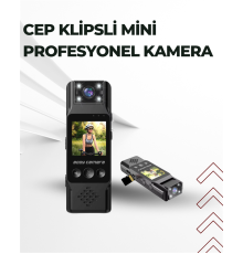 WiFi ile Uzaktan Erişimli Mini Kamera – 1200mAh Batarya, 1080P Video Çekimi