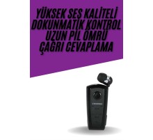 Yaka Kulaklığı Andorid Tüm Cep Telefonlarına Uyumlu Mikrofonlu Titreşimli Makaralı