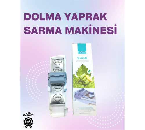 Yaprak Sarma Makinesi – Üzüm, Lahana ve Pazı İçin Otomatik Sarım Kolaylığı.