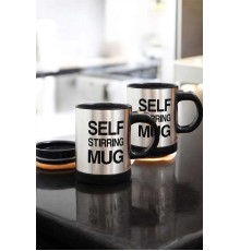 Yazılı Mug Kupa Karıştırıcı Özelliği Ve Paslanmaz Çelik
