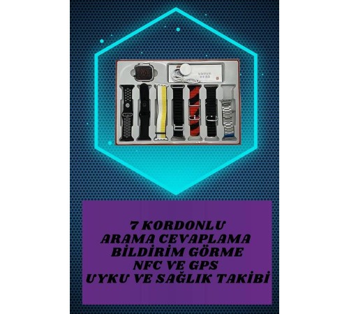 Yeni Model Akıllı Saat ve Kulaklık Kampanyası Nabızz Ölçer Bluetooth Bağlantılı Uzun Pil Ömrü