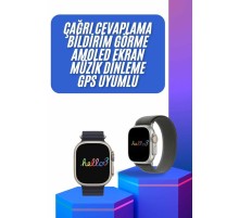 Yeni Nesil 3 Kordonlu Kol Saati 49 MM Amoled Ekran Akıllı Saat