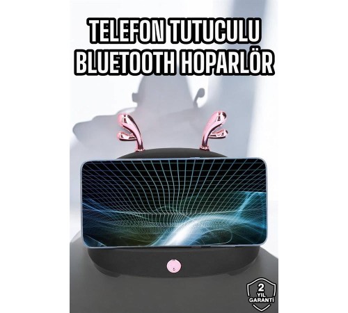 Yeni Nesil Akıllı Hoparlör Telefon Tutacağı Uzun Pil Ömrü Yüksek Ses Kaliteli