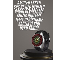 Yeni Nesil Akıllı Saat 1.5 Inç Amoled Ekran Çağrı Cevaplayabilen