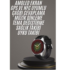 Yeni Nesil Akıllı Saat 1.5 Inç Amoled Ekran Çağrı Cevaplayabilen
