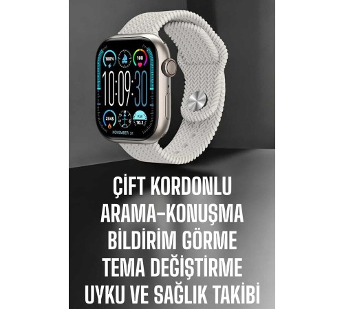 Yeni Nesil Akıllı Saat Arama Cevaplama GPS Takibi Adımsayar NFC Özelliği