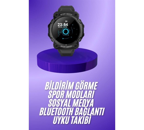 Yeni Nesil Akıllı Saat Bluetooth Bağlantılı Su Geçirmez Android ve İOS Uyumlu