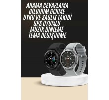 Yeni Nesil Akıllı Saat Çağrı Cevaplayabilen Plastik 47 Mm Uyumlu Kordon