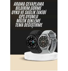 Yeni Nesil Akıllı Saat Çağrı Cevaplayabilen Plastik 47 Mm Uyumlu Kordon